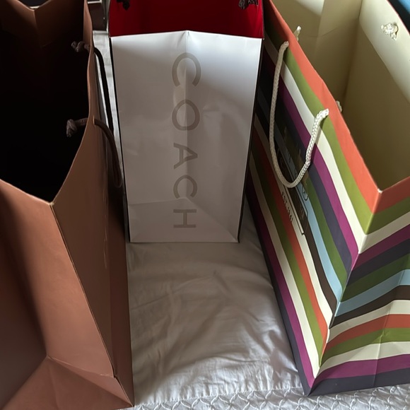 Large Y2k COACH Gift Bags Lot of 7 varieties - Picture 2 of 12